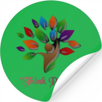 Discover Thinks Positive Stickers