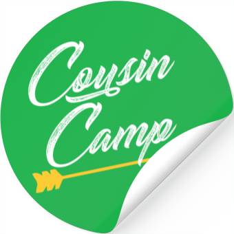 Discover Cousin Camp Arrow Stickers