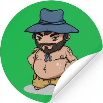 Discover Farmer TeeJ Chibi Stickers
