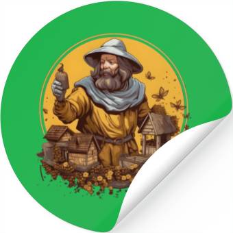 Discover Beekeeping in the Ages - Medieval Tale Stickers