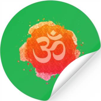 Discover OM Orange Stickers