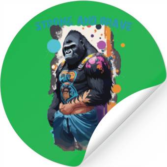 Discover Gorilla Stickers