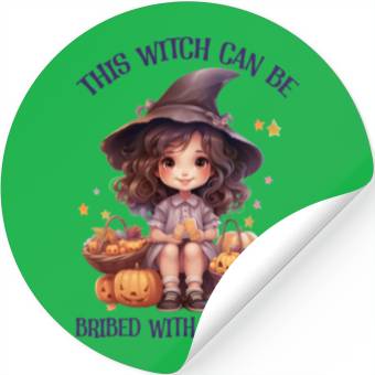 Discover Funny This Witch Can Be Bribed With Chocolate Stickers