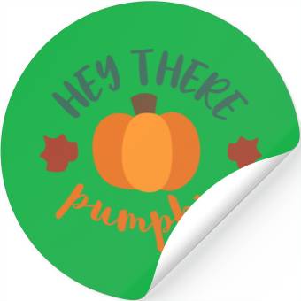 Discover Hey There Pumpkin Stickers