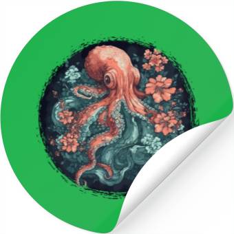 Discover Octopus Stickers