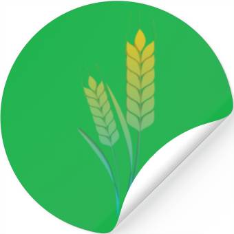 Discover Green Grass Stickers