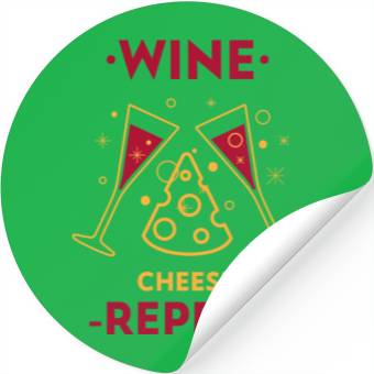 Discover Wine, Cheese, Repeat Stickers