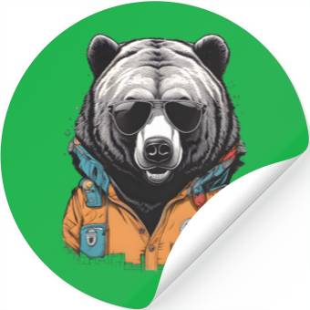 Discover Bitcoin bear Stickers