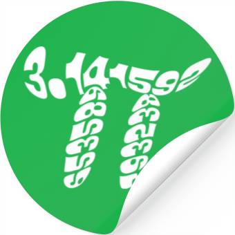 Discover Pi Day Algebra Geometry Calculus Trigonometry Stickers