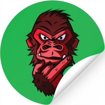 Discover Mad Monkey Stickers