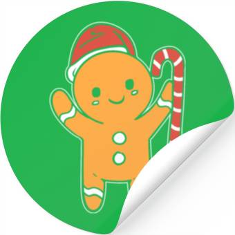 Discover Gingerbread Cookie Baker Gift Stickers
