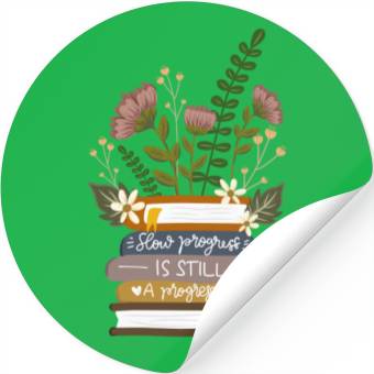Discover Book plant Stickers