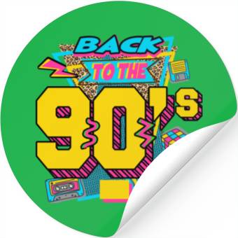 Discover back to the 90s Stickers