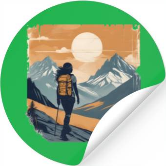 Discover Hiking Stickers