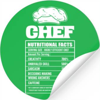 Discover Funny Chef Saucier Stickers