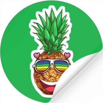 Discover Pineapple Summer Stickers