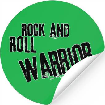 Discover Rock and roll warrior Stickers