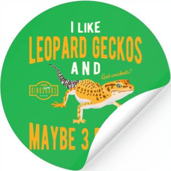 Discover Leopard Gecko Lizard Stickers