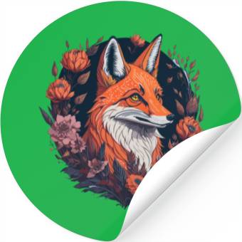 Discover FOX AND FLOWER Stickers