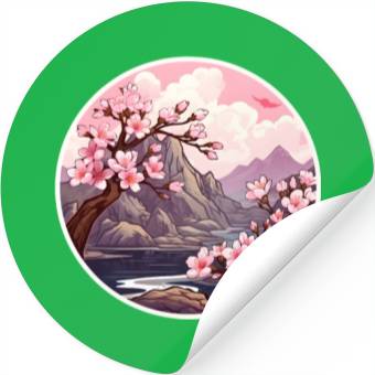 Discover Cherry Blossom Tree Stickers