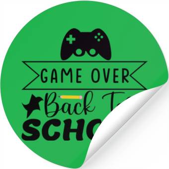 Discover Game over back to school Stickers