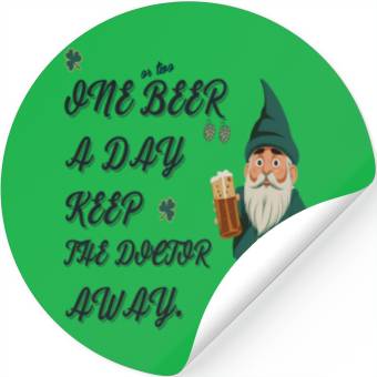 Discover Beer keep the doctor Stickers
