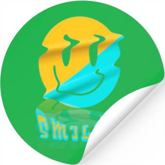 Discover Smile Face Stickers