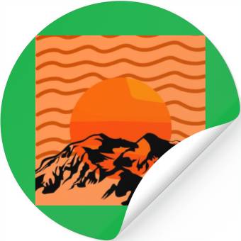 Discover Denali Mountain Stickers
