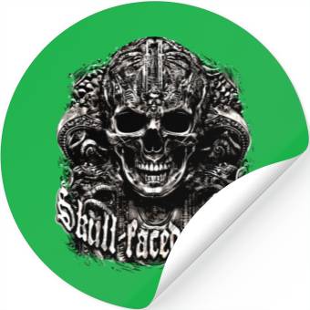 Discover Skull-faced night Stickers