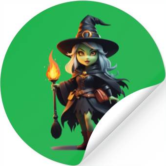 Discover Wicked little witch Stickers