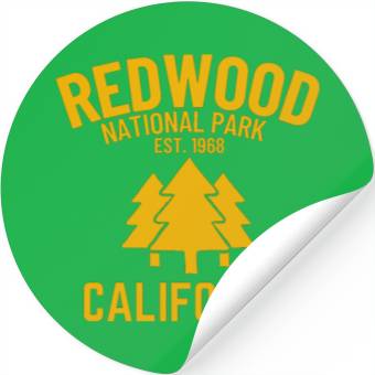 Discover Redwood National Park Stickers