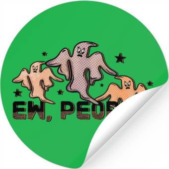 Discover Ew People Ghost Halloween Stickers