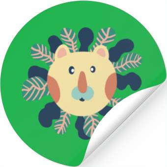 Discover Plant Lion Number Two Stickers