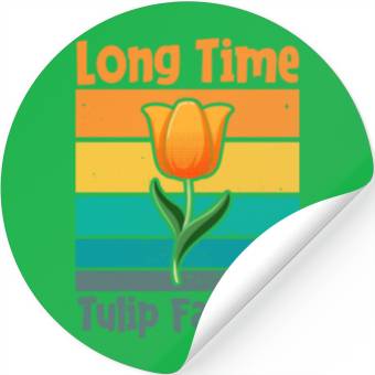 Discover Tulip Gardening Farmer Stickers