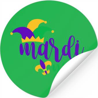 Discover Mardi Gras Y all Stickers