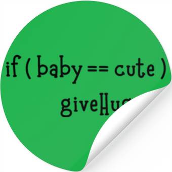 Discover Cute Programmer Baby, Developer Mommy and Daddy Stickers