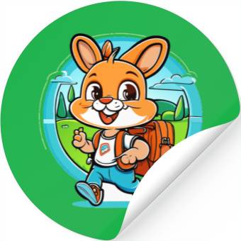 Discover Back to school animals Stickers