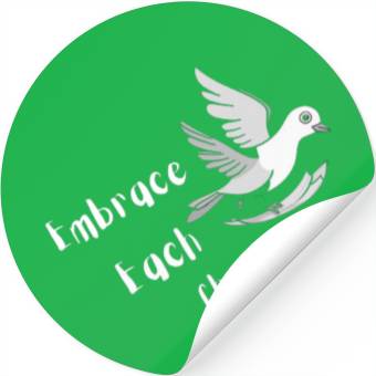 Discover Never Give Up Stickers