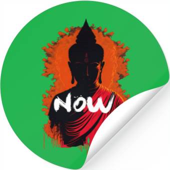 Discover Now Buddha Stickers