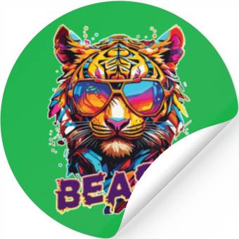 Discover Beast Tiger1 Stickers
