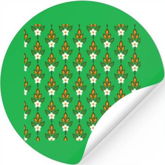 Discover natural flower pattern Stickers
