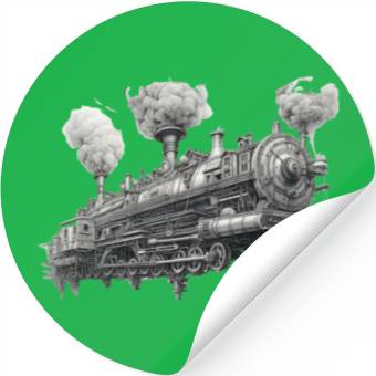 Discover Sky train Stickers