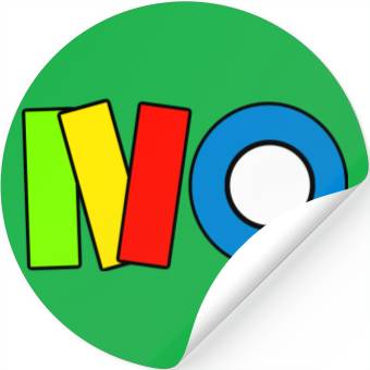 Discover NO Stickers