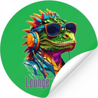 Discover Lounge Lizard Stickers