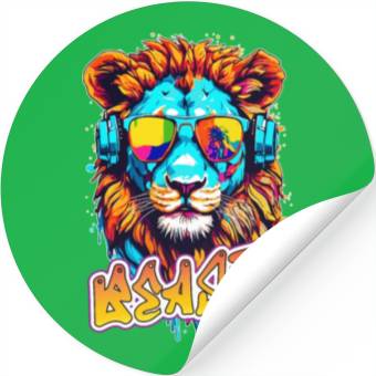 Discover Beast Lion2 Stickers