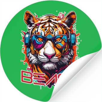 Discover Beast Tiger2 Stickers