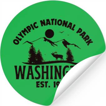 Discover Olympic National Park Stickers