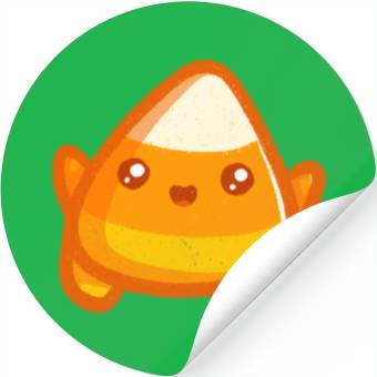 Discover Super Cute Candy Corn Kawaii Candy Corn Stickers
