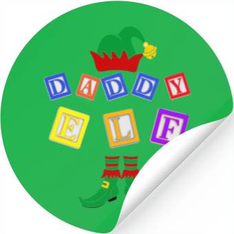 Discover daddy elf Stickers