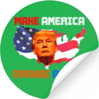 Discover Make America Orange Again! Stickers